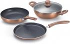 Prestige Omega Festival Pack - Build Your Kitchen Cookware Set  (Aluminium, 3 - Piece)