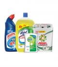 Dhulai Pack -Ariel 1 Kg Frontload+Harpic 1 Ltr+Lizol 975 ml+Dettol Handwash