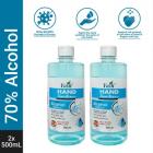 Yash Herbal Anti Bacterial Organic alcohol based hand Sanitizer with 70% Alcohol Based Killing 99.99% Harmful Germs- Combo Pack of 2 (500 ml each) Hand Sanitizer Bottle  (2 x 500 ml)