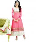 RP - BOUTIQUE Pink Georgette Semi Stitched Suit