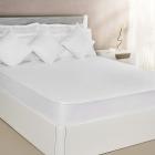 Amazon Brand - Solimo Waterproof Terry Cotton Mattress Protector, 72x72 inches, King Size (White)