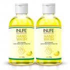 INLIFE Liquid Hand Wash Soap for Germ Protection Shield Active Hand Care, 500ml (Pack of 2) (Lemon)