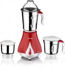 Preethi Spice MG 203 550-Watt Mixer Grinder (Cherry Red with Cream Border)