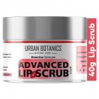 UrbanBotanics® Advanced Lip Scrub for Lightening and Brightening Dark Lips - Lip Scrub For Women & Men Smoker/Dry/Chapped Lip Care -40 Grams – Upto 500 Times Application-2 Years Shelf Life