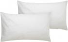 PumPum Polyester Fibre Solid Sleeping Pillow Pack of 2  (White)