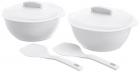 Signoraware Cook N Serve Medium Set, 2-Pieces, 1 Litre, White