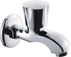 Hindware Contessa NEO F730041CP Brass Bib Cock with Wall Flange (Chrome, Silver)