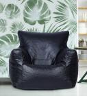 Ricky XXXL Filled Bean Bag in Black Colour by SGS Industries