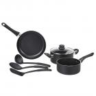 AmazonBasics 6 Piece Non-Stick Cookware Set