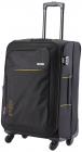 VIP Neon Strolly Exp 4 wheel Nylon Black Softsided Carry-On