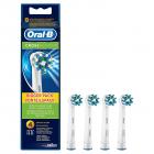 Oral-B Cross Action Toothbrush Heads Pack Of 4 Replacement Refills For Electric Rechargeable (EB50B4)