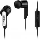 Philips SHE1405BK/94 In-Ear Headphone Headset With Mic - Black