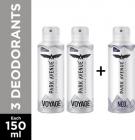 Park Avenue Signature - Voyage, Neo Deodorant Spray - For Men  (450 ml, Pack of 3)