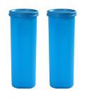 Signoraware Modular Round Container Set, 890ml, Set of 2, Turkish Blue