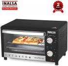 Inalsa MasterChef 10BK Oven Toaster Griller with Temperature Selection 800 W, Powder Coated Finish, Includes Baking Pan, SS Grill Tray, Hand Glove (Black)