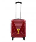 Safari X-Cross Red 4 Wheel Hard Luggage Trolley -Size:Small (Below 60 CM)