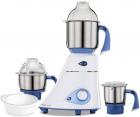 Preethi Blue Leaf Diamond 750-Watt Mixer Grinder with 3 Jars, Blue/White