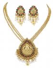 Karatcart 22K Goldplated Traditional Jewellery Set For Women