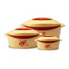 Milton Trumph Casserole Gift set, 3-Piece, Red