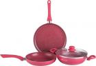 Wonderchef Romano Set Induction Bottom Cookware Set  (Aluminium, 3 - Piece)