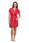 Klamotten Womens Satin Nightwear ,Red