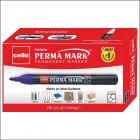 Cello Perma Mark Permanent Marker - Pack of 10 (Black)