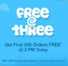 First 500 Orders Upto Rs. 1000 on Baby & Kids Products Free