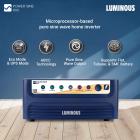 Luminous Power Sine 800 Pure Sine Wave Inverter for Home, Office, and Shops (Blue)