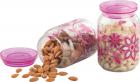 Nayasa Hermit Container Set, 1 Litre, Pink