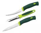 Ritu Stainless Steel Knife and Peeler Set, Green