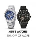 Men Watches Flat 40% Off [Timex,Maxima & Etc]