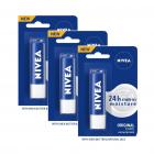 NIVEA Essential Care Lip Balm, 4g (Pack of 3)