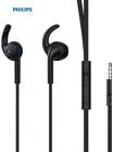 Philips SHE1525BK/94 Upbeat Earphones with Mic (Black)