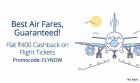 Flat Rs 500 Cashback On Flight Ticket