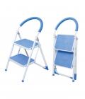 Ozone Silver & Blue 2 Step Kitchen Ladder