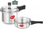 Pigeon 2 L, 3 L Pressure Cooker  (Aluminium)