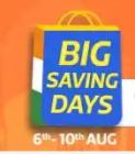 Big Saving Days 6th - 10th Aug