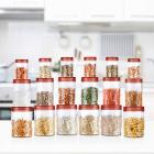 Milton Vitro Plastic Jar Set, 18- Pieces, Transparent