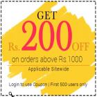 Rs. 200 off on Rs. 1000