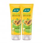 Joy Skin Fruits Spots & Tan Clear Papaya Fruit Infused Face Wash With Natural Ingredients, For All Skin Type (Pack of 2 X 100ml)