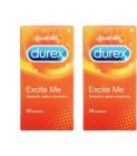 Durex Excite Me Condom  (Set of 2, 20S)