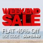 FLAT 40% on Bata Footwear