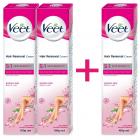 Veet Hair Removal Cream, Normal Skin - 100g (Pack Of 3)