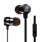 SoundPEATS M20 3.5mm Headphones In-Ear Wired Earphones Earbuds with Microphone - Black