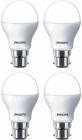 Philips 8.5 W Round B22 LED Bulb  (White, Pack of 4)