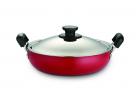 Pigeon Special Induction Base Non-Stick Kadai, 3 litres, Red