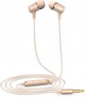 Huawei AM12Plus Wired Headset with Mic  (Gold, In the Ear)