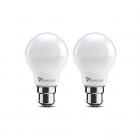 Syska Base B22 9-Watt LED Bulb (Pack of 2, Cool Day Light) (Cool Day Light)