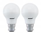 Instapower Base B22 5-Watt LED Bulb (Cool Day Light and Pack of 2)