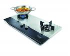 Prestige Hobtop 2 Burner Auto Ignition Gas Stove, Black